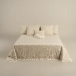 طقم مفرش عرائس بيج