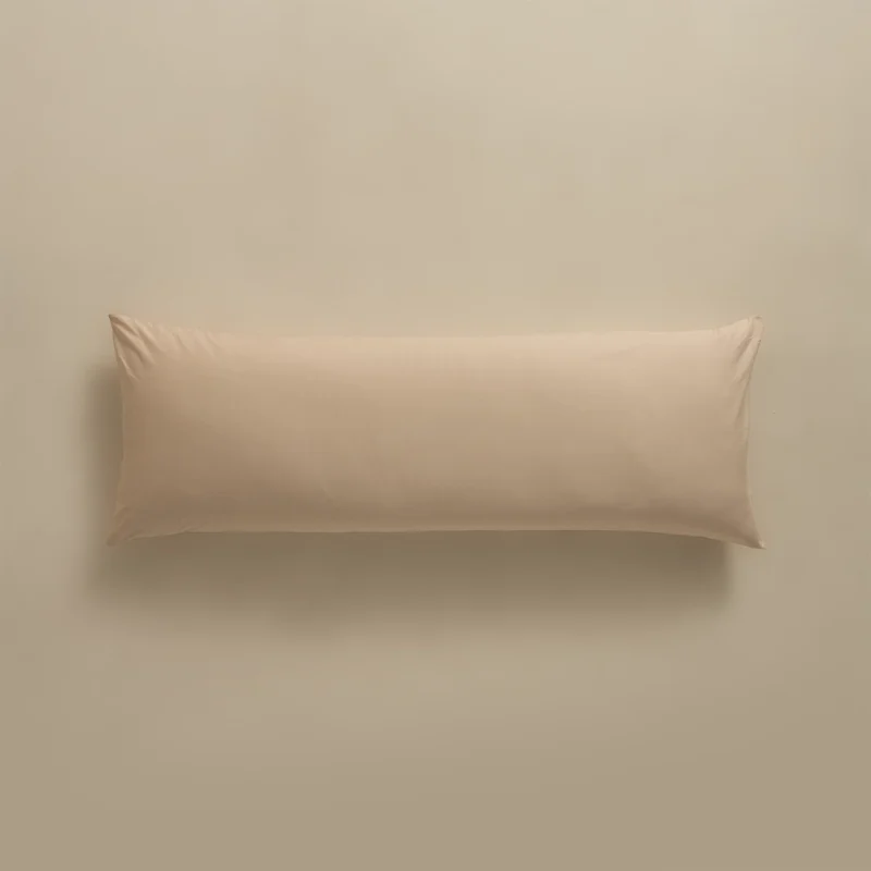 بيت مخدة قطن بيج غامق