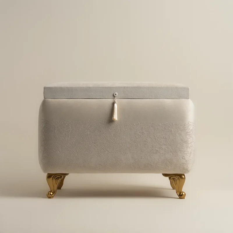 صندوق سجاد صلاة بيج غامق